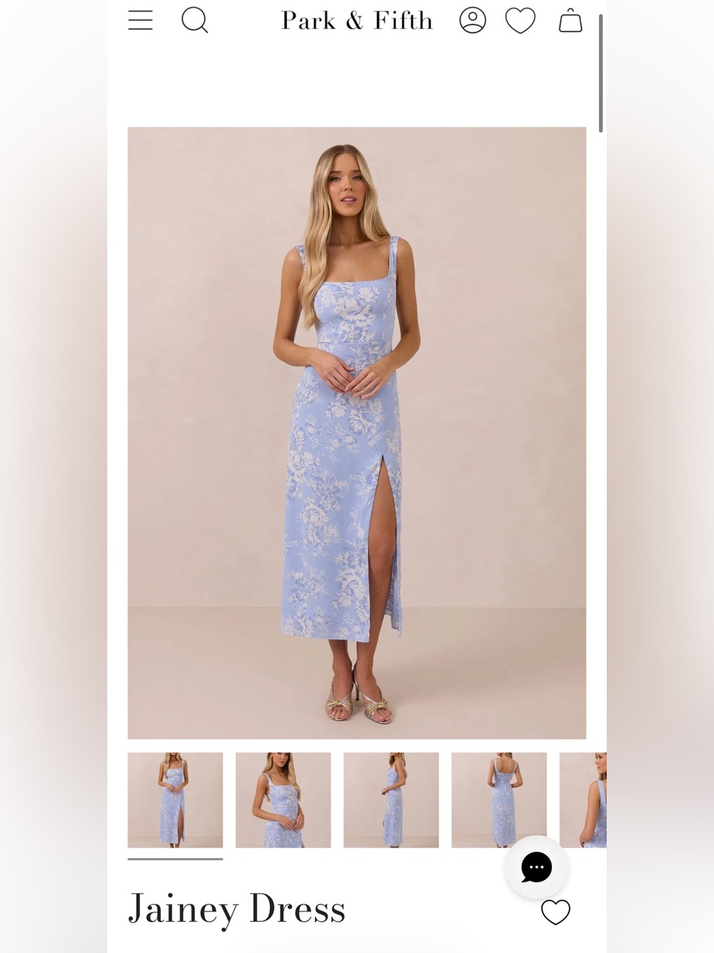 Park & Fifth Pale Jainey Dress - Picture 3 of 3